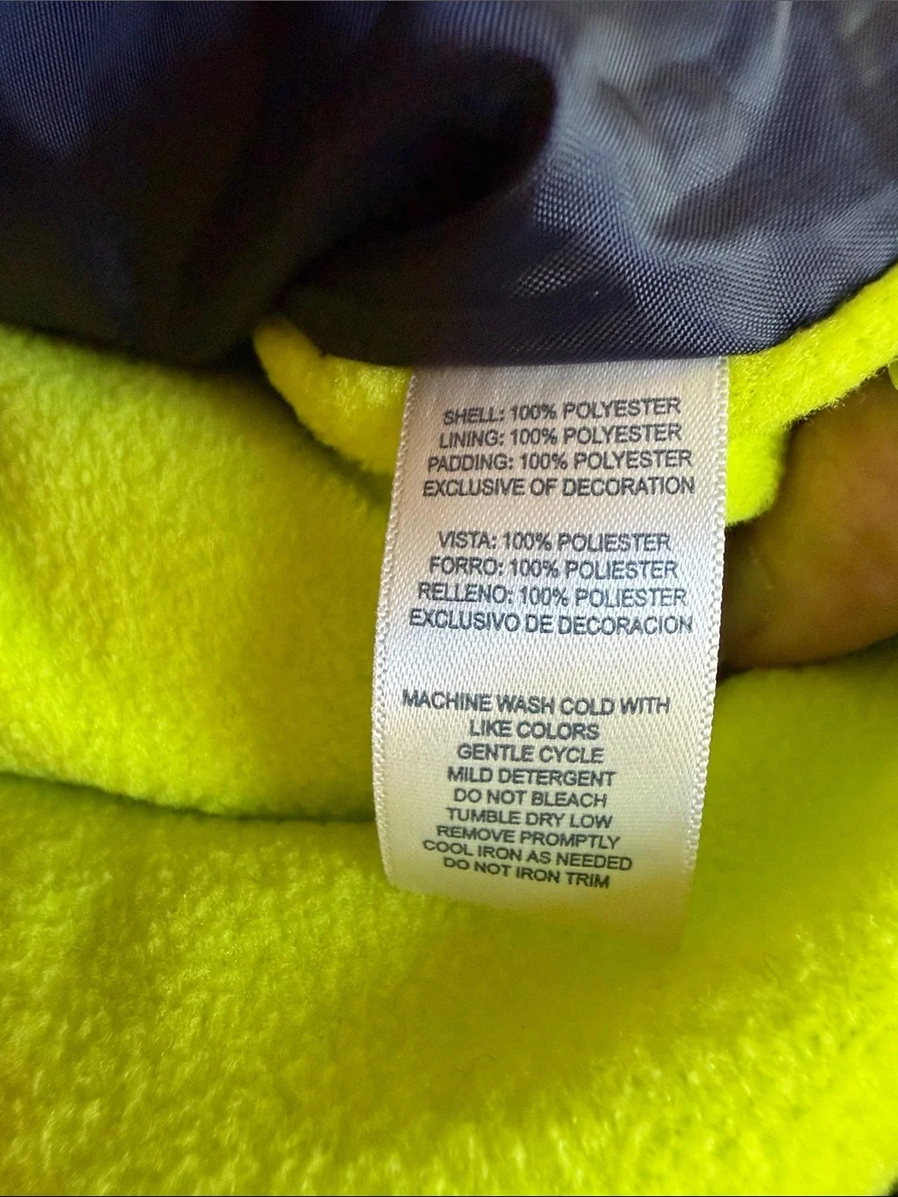 OshKosh B'gosh Boy’s Navy Puffer Coat 5/6 NWT